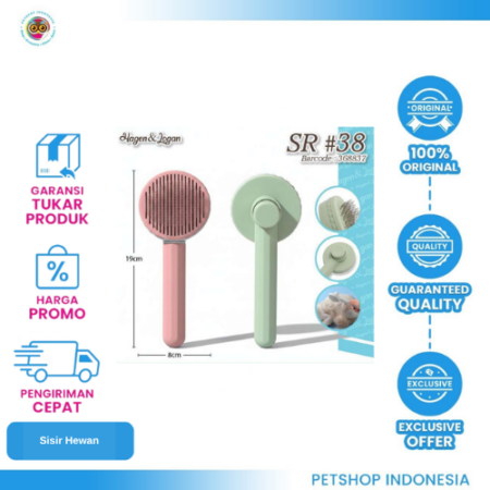 HAGEN & LOGAN SISIR BULU OTOMATIS SR #38 – Sisir Bulu Hewan Peliharaan
