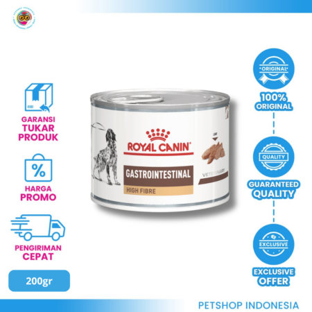 ROYAL CANIN Gastro High Fibre 200 gr – Makanan Anjing VET
