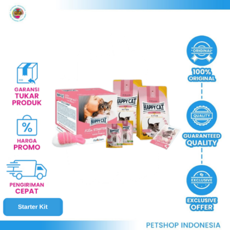 Happycat Kitten Farm Poultry Starter Kit – Makanan Kitten Bernutrisi