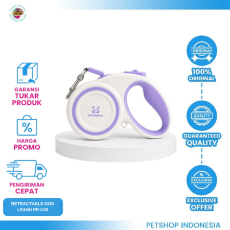 PANDAPHAT Retractable Dog Leash – Tali Anjing Praktis & Nyaman