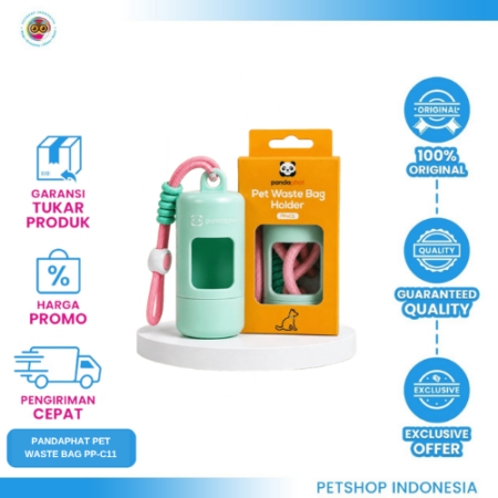 PANDAPHAT Pet Waste Bag Holder – Tempat Kantong Kotoran Hewan Praktis