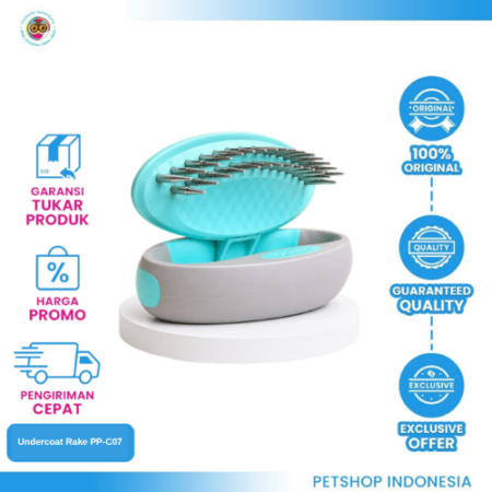 PANDAPHAT Undercoat Rake – Sisir Grooming Bulu Hewan Praktis