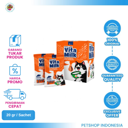 ROYAL CARE VITA MILK SALMON – Susu Kucing Rasa Salmon Bernutrisi