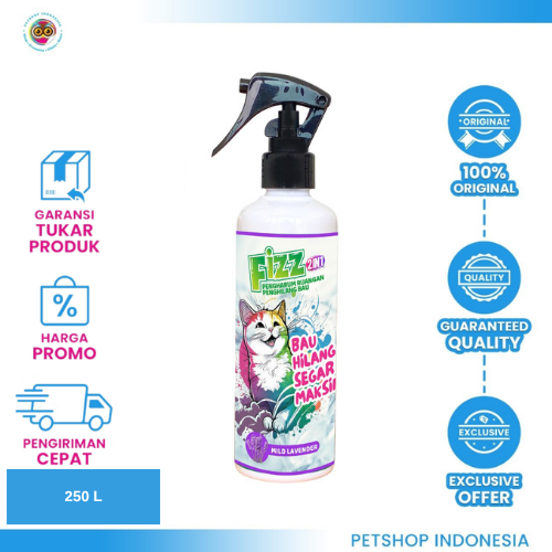 498 FIZZ Penghilang Bau 2in1 Mild Lavender 250ml