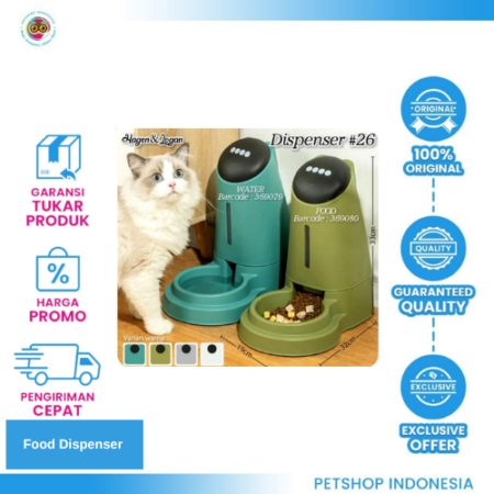 HAGEN & LOGAN Dispenser Food #26 – Dispenser Makan Otomatis Kucing Anjing