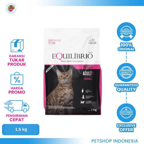 Equilibrio Adult New Package 1,5 Kg – Makanan Kucing Dewasa untuk Nutrisi Harian