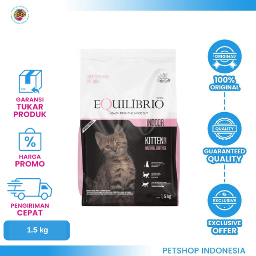 475 Equilibrio Kitten 1,5 Kg – Makanan Anak Kucing untuk Mendukung Pertumbuhan