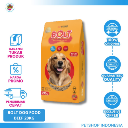BOLT Dog Food Beef 20kg – Makanan Anjing Ekonomis