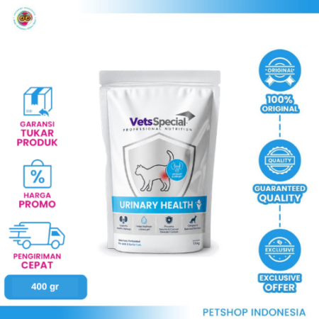 Vet Special Dry Urinary Health 400gr – Makanan Kucing untuk Mendukung Pemulihan Kantung Kemih
