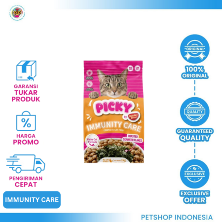 Picky Immunity Care 1 Kg – Makanan Kucing untuk Mendukung Kebutuhan Imunitas