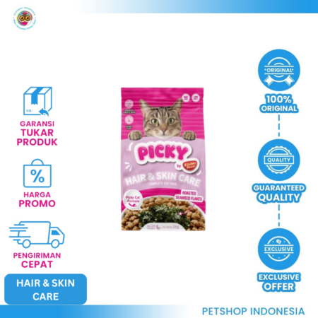 Picky Hair Skin Care 1 Kg – Makanan Kucing untuk Mendukung Kesehatan Kulit dan Bulu