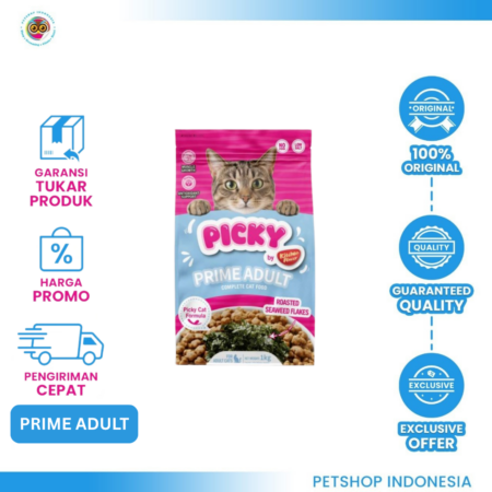 Picky Prime Adult 1 kg – Makanan Kucing Picky Cat untuk Kebutuhan Harian