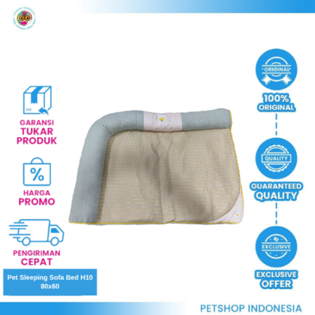 Pet Sleeping Sofa Bed H10 80x60 – Tempat Tidur Sofa Nyaman untuk Hewan Peliharaan