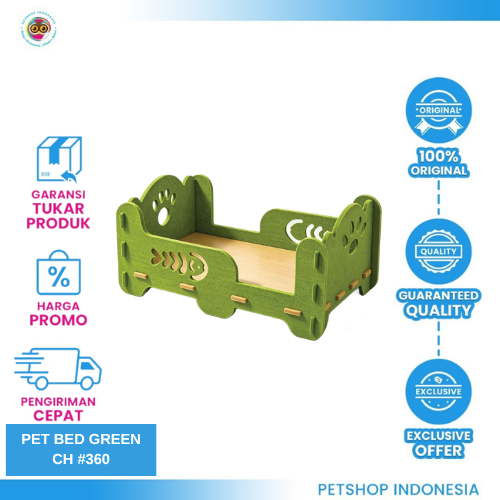 447 Pet Bed Green CH #360 – Tempat Tidur Nyaman untuk Hewan Peliharaan